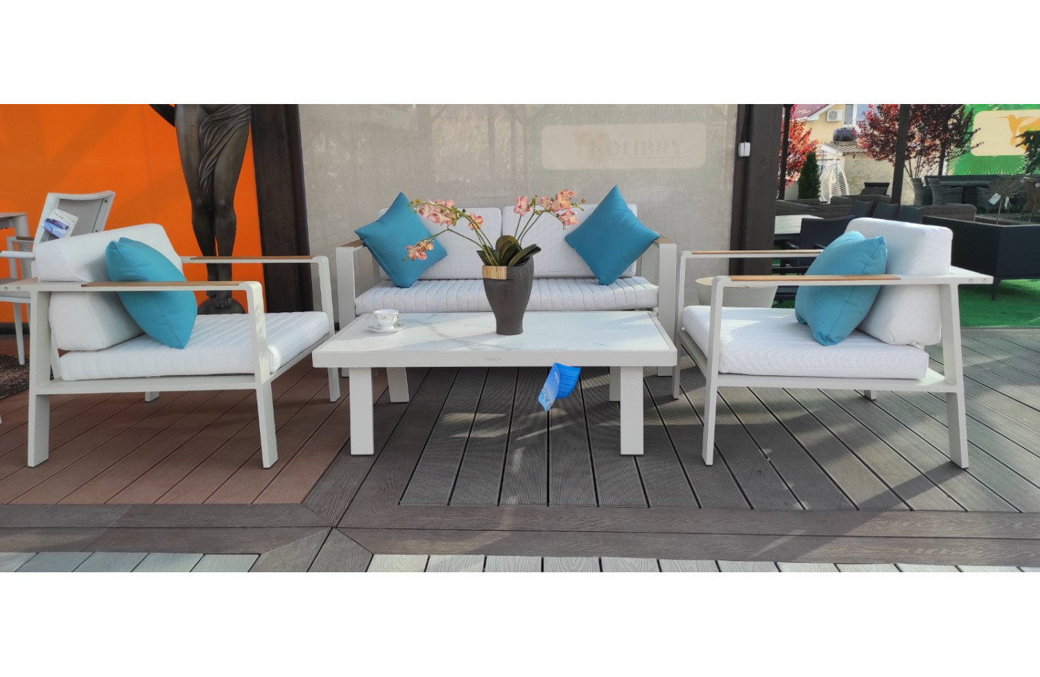 Крісло (з подушками) HIGOLD NOFI 680119 / TAUPE