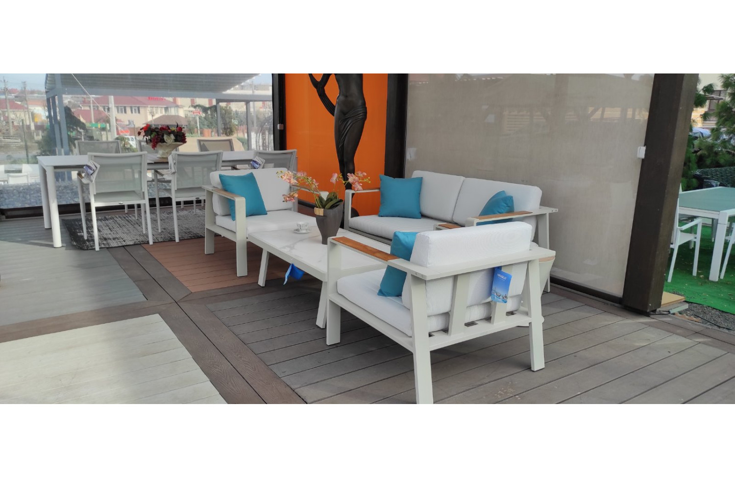 Крісло (з подушками) HIGOLD NOFI 680119 / TAUPE