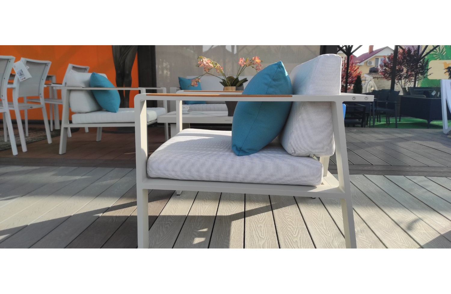 Крісло (з подушками) HIGOLD NOFI 680119 / TAUPE