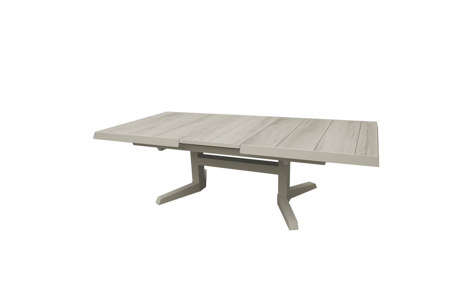 Lounge dining table (extension) 140-180 SKANDI SK 01T / TAUPE