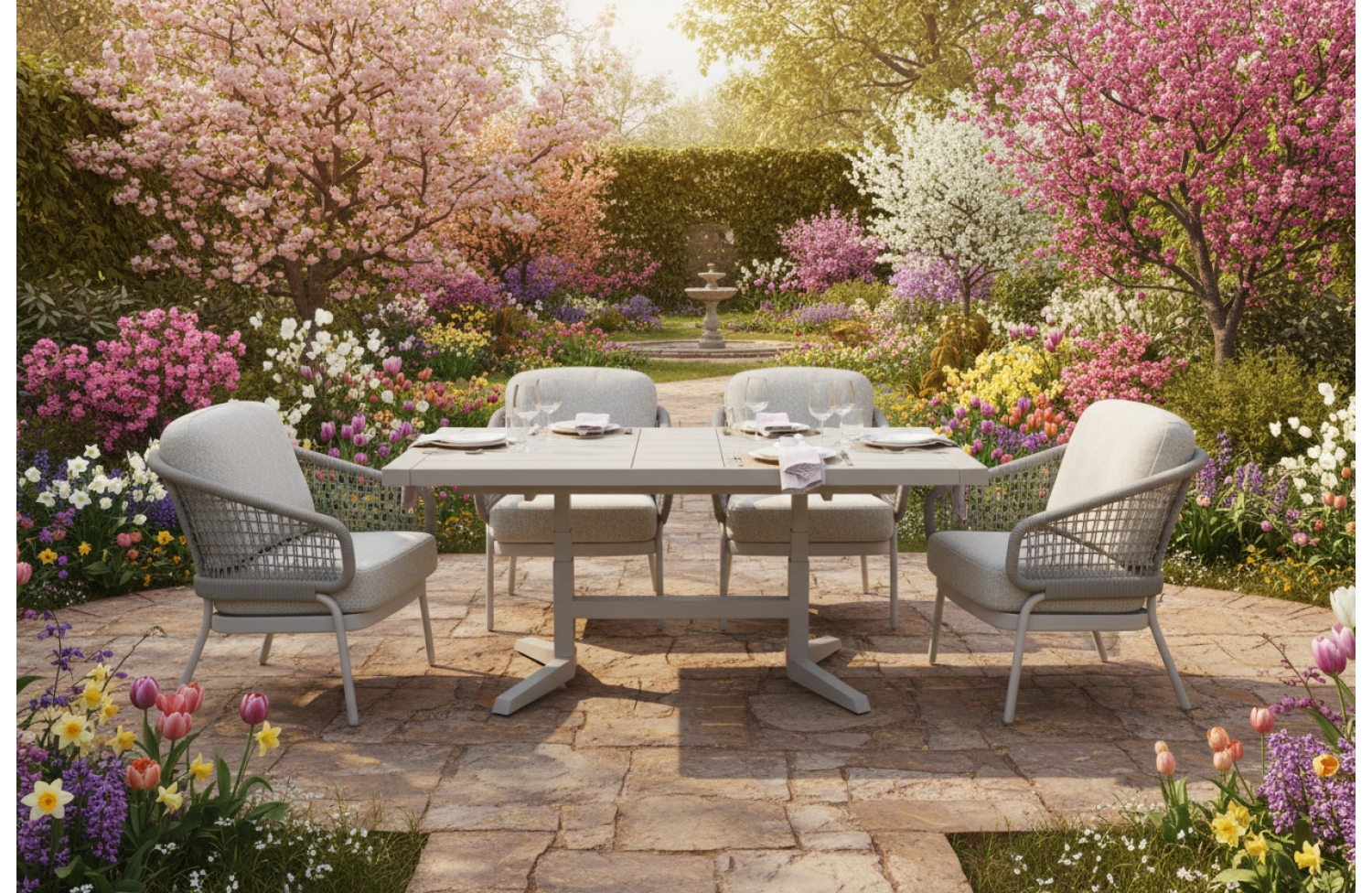 Lounge dining table (extension) 140-180 SKANDI SK 01T / TAUPE