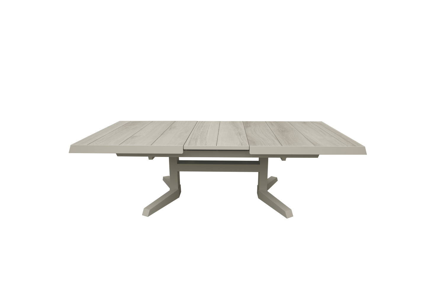 Lounge dining table (extension) 140-180 SKANDI SK 01T / TAUPE
