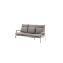 3-seater sofa with folding back (with cushions) SKANDI ROPE SK 02TR / TAUPE + ROPE