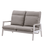 2-seater sofa with folding back (with cushions) SKANDI ROPE SK SK 06TR / TAUPE + ROPE