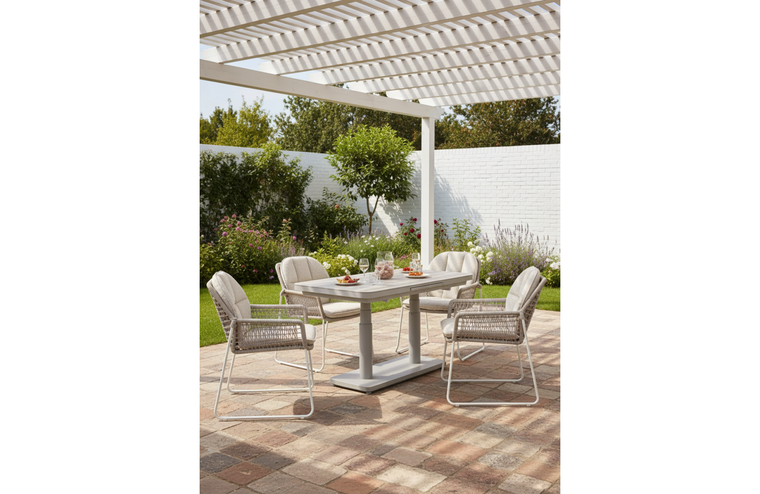 Lounge Table (extension) 140-180 SKANDI SK 16T / TAUPE