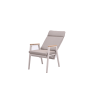 Dining armchair with folding back (with cushions) SKANDI ROPE SK 15TR / TAUPE + ROPE