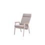 Dining armchair with folding back (with cushions) SKANDI ROPE SK 15TR / TAUPE + ROPE