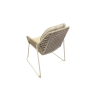 Dining armchair (with cushions) SKANDI SK 30T / TAUPE