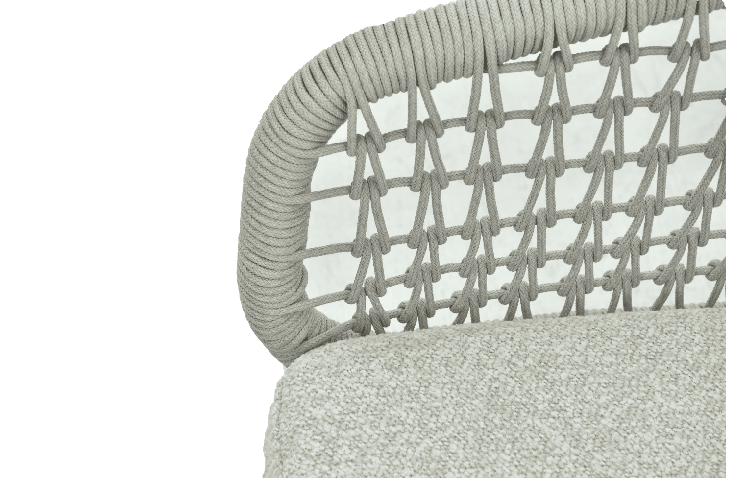 Lounge dining armchair (with cushions) SKANDI SK 29T / TAUPE