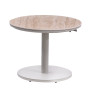 Adjustable coffee table d.59*45-65 cm SKANDI SK 57T / TAUPE