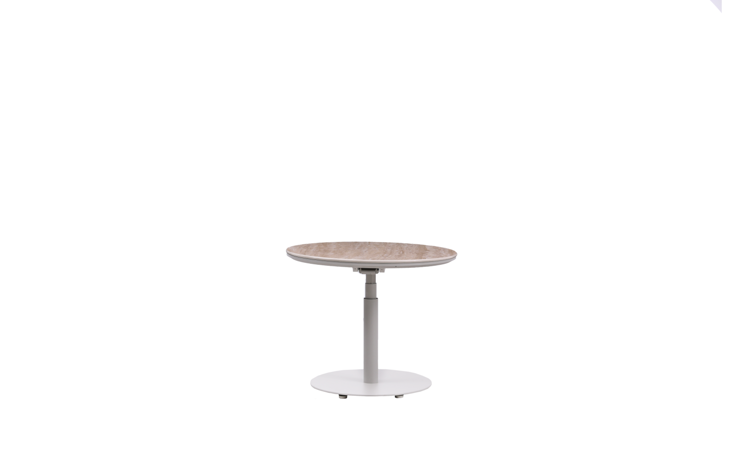 Adjustable coffee table d.70*45-68 cm SKANDI SK 58T / TAUPE