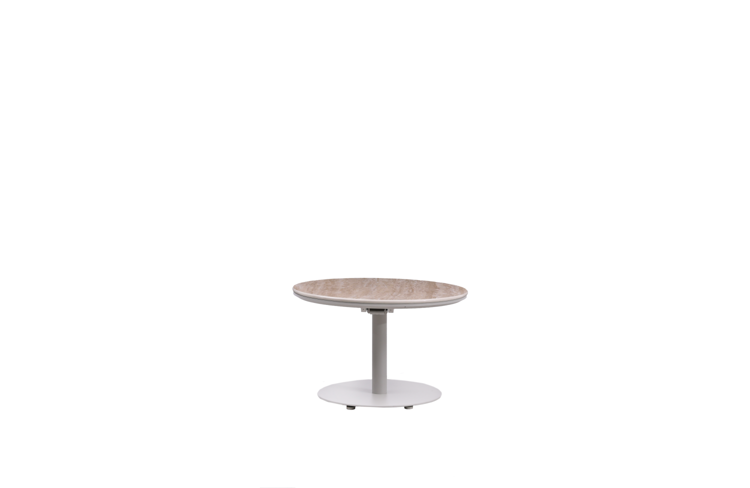 Adjustable coffee table d.70*45-68 cm SKANDI SK 58T / TAUPE