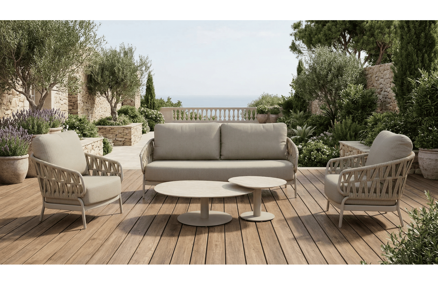 Coffee table 70 SKANDI SK 69T / TAUPE