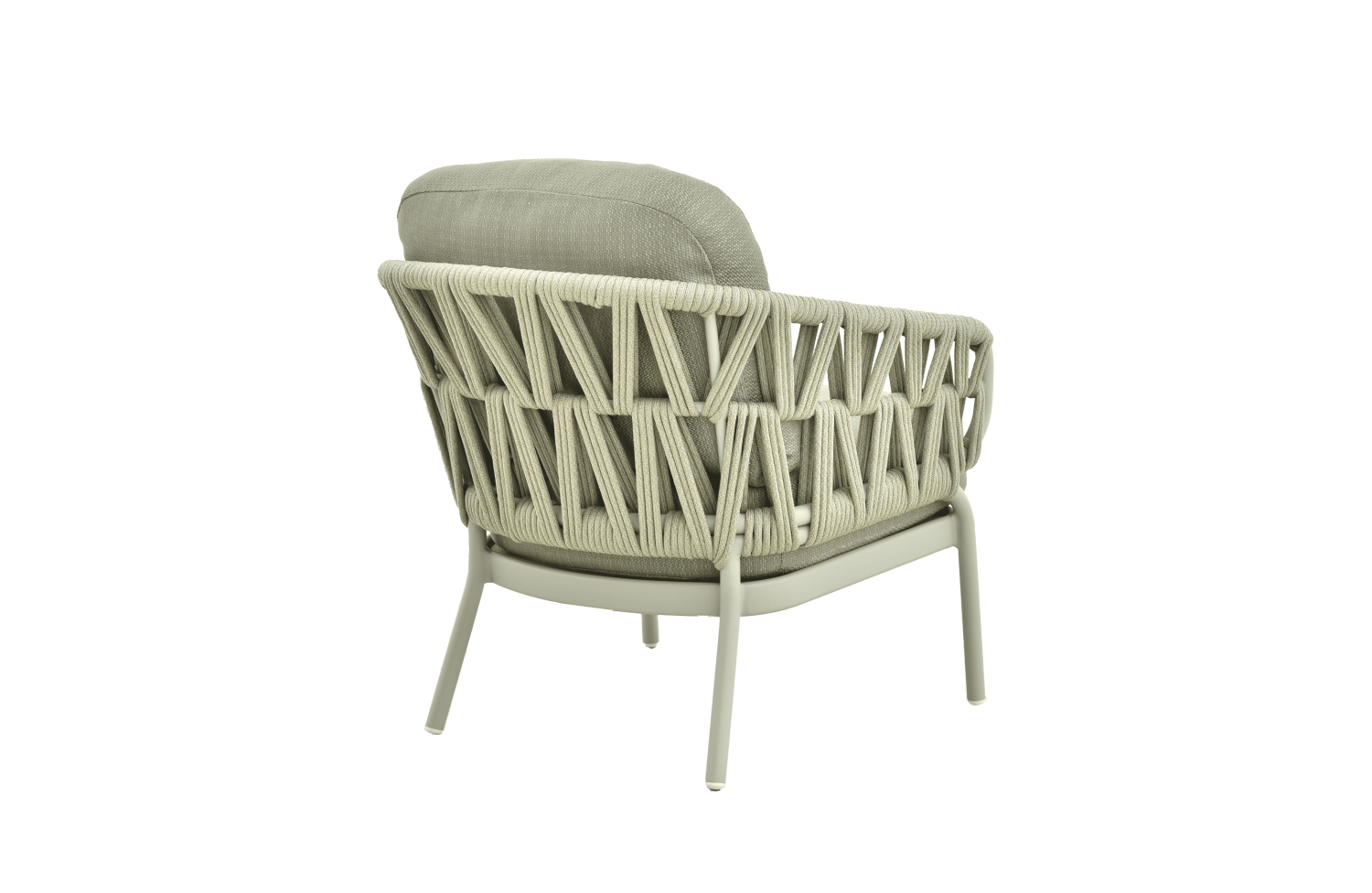 Lounge dining armchair (with cushions) SKANDI SK 60T / TAUPE
