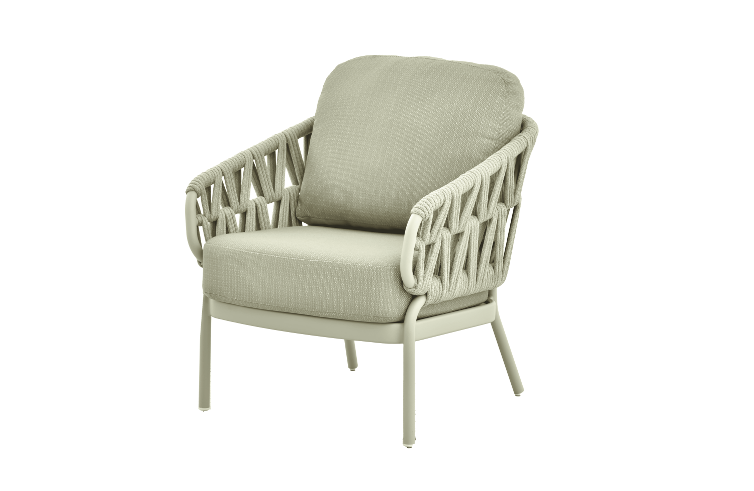 Lounge dining armchair (with cushions) SKANDI SK 60T / TAUPE