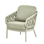 Lounge dining armchair (with cushions) SKANDI SK 60T / TAUPE