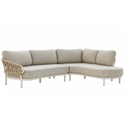 Corner set LEFT (with cushions) SKANDI SK 63T-L / TAUPE