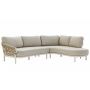 Corner set LEFT (with cushions) SKANDI SK 63T-L / TAUPE