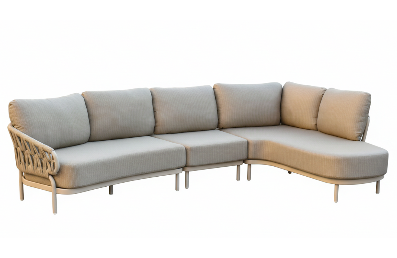 Middle sofa (with cushions) SKANDI SK 67T / TAUPE