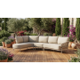 Middle sofa (with cushions) SKANDI SK 67T / TAUPE