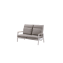 Sofa 2-osobowa ze składanym oparciem (z poduszkami) SKANDI ROPE SK 06TR / TAUPE + ROPE