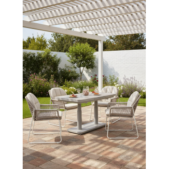 Stół do jadalni (rozkładany) 140-180 SKANDI SK 16T / TAUPE