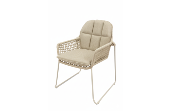 Krzesło z podłokietnikami (z poduszkami) SKANDI SK 30T / TAUPE