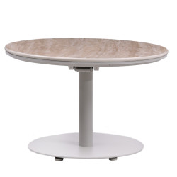 Stóik kawowy d.70 z podnoszonym blatem 45-68 cm SKANDI SK 58T / TAUPE