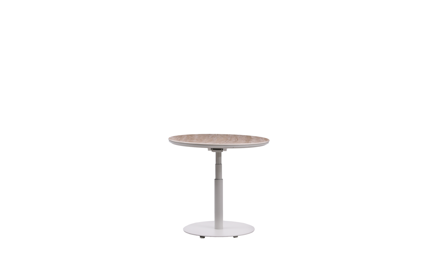 Stóik kawowy d.70 z podnoszonym blatem 45-68 cm SKANDI SK 58T / TAUPE