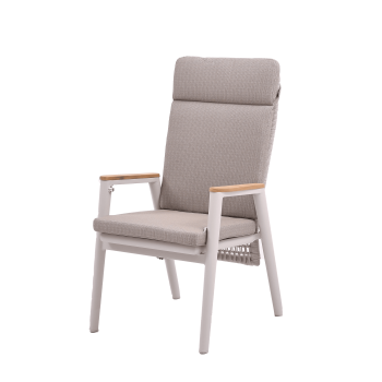 Стілець зі відкидною спинкою (з подушками) SKANDI ROPE SK 15TR / TAUPE + ROPE