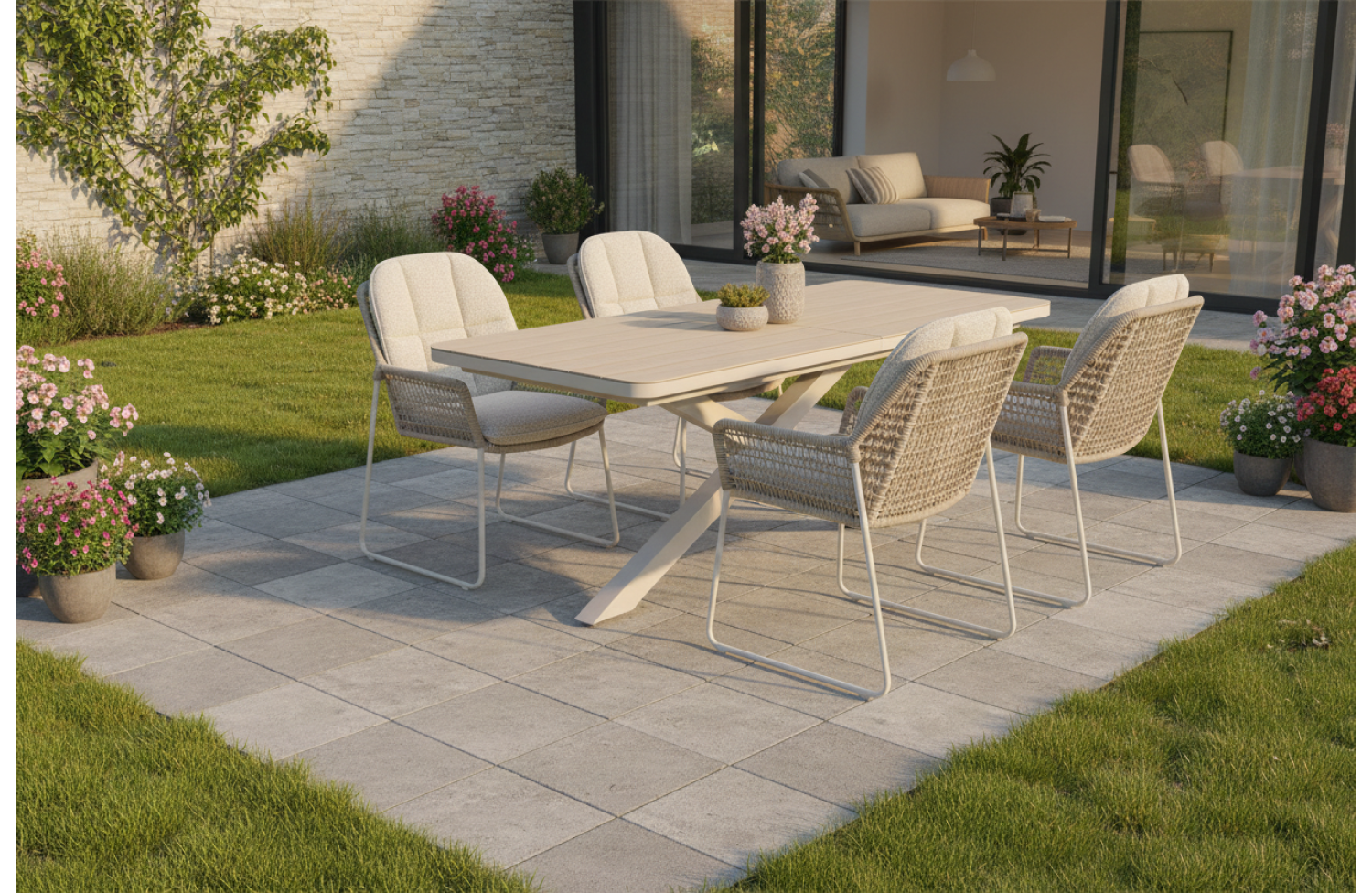 Стілець з підлокітниками (з подушками) SKANDI SK 30T / TAUPE