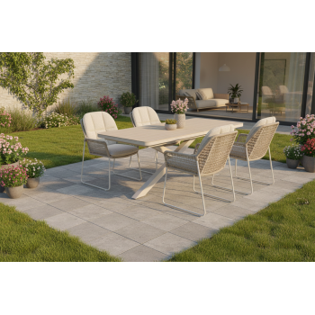 Стілець з підлокітниками (з подушками) SKANDI SK 30T / TAUPE