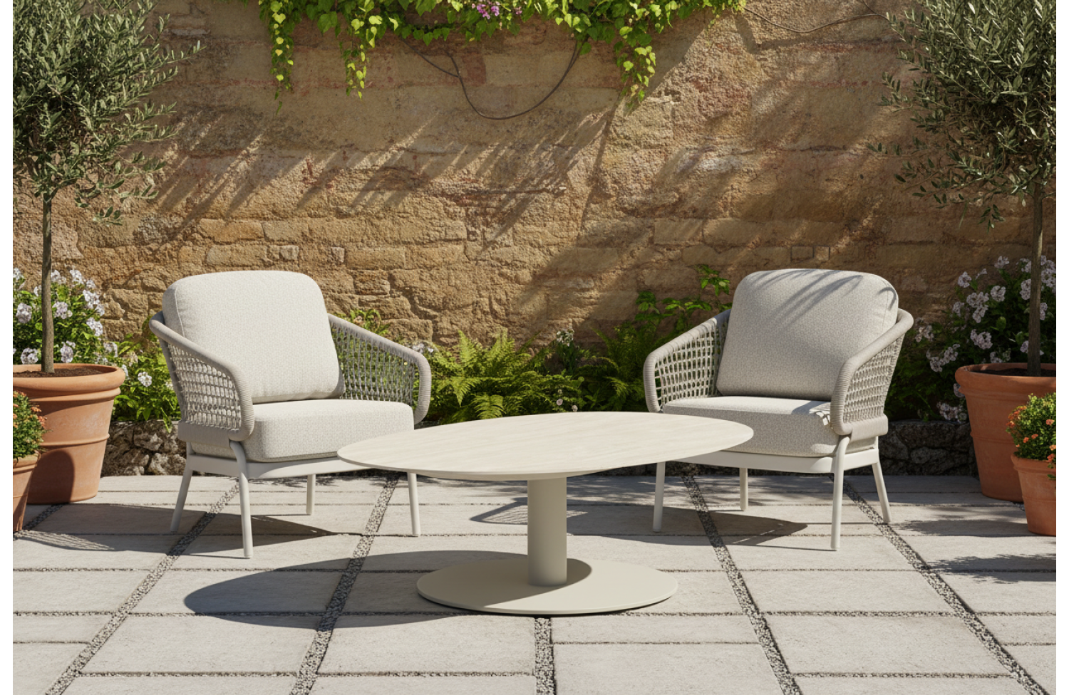 Кавовий столик 110 SKANDI SK 68T / TAUPE