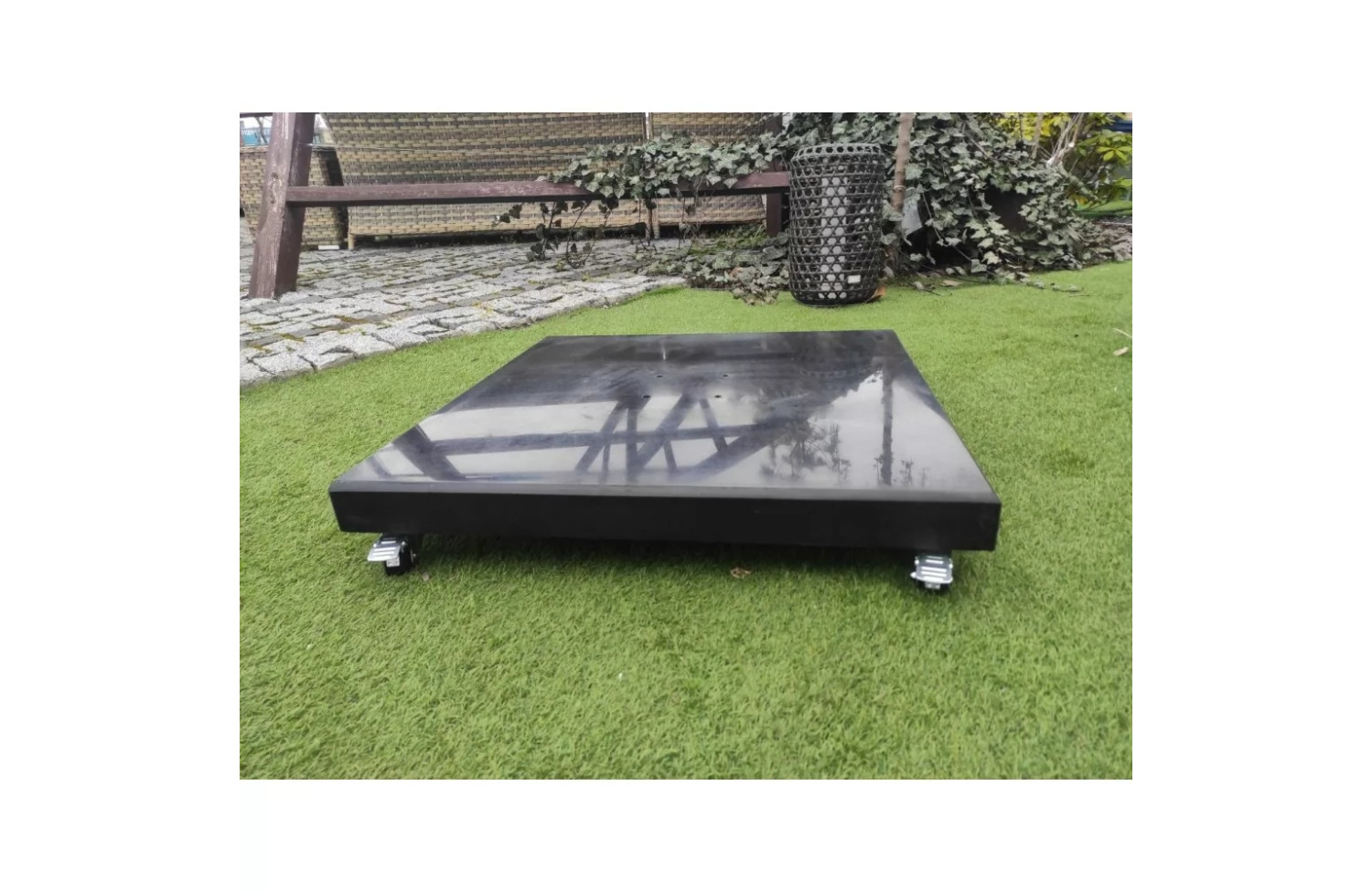 База до парасолі на колісч. 95 кг PLATINUM, KOLIBRY 6080 - KOL - BLACK