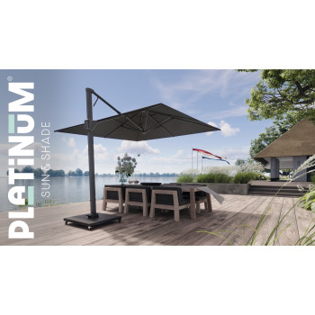 База до парасолі на коліщатках 105 кг PLATINUM KOLIBRY 6081 - KOL / LIGHT GREY
