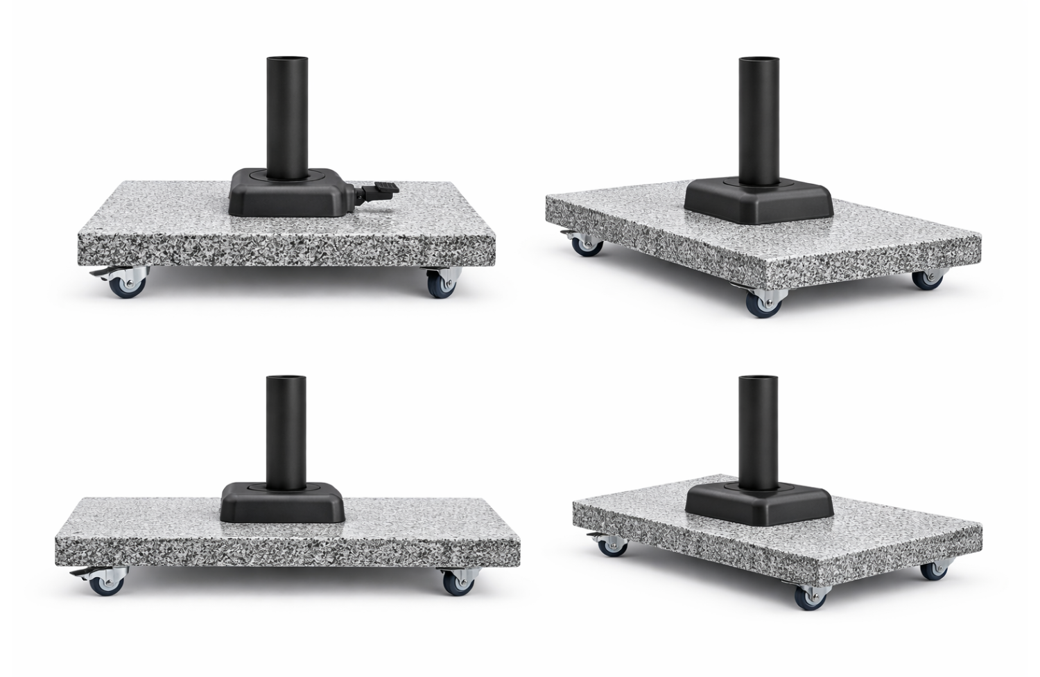 База до парасолі на коліщатках. 95 кг PLATINUM KOLIBRY 6080 - KOL / LIGHT GREY