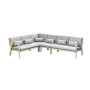 Corner set (with cushions) HIGOLD EMOTI 697750 / TAUPE