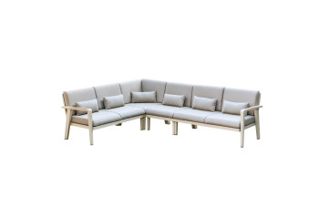 Кутовий комплект для відпочинку (з подушками) HIGOLD EMOTI 697750 / TAUPE