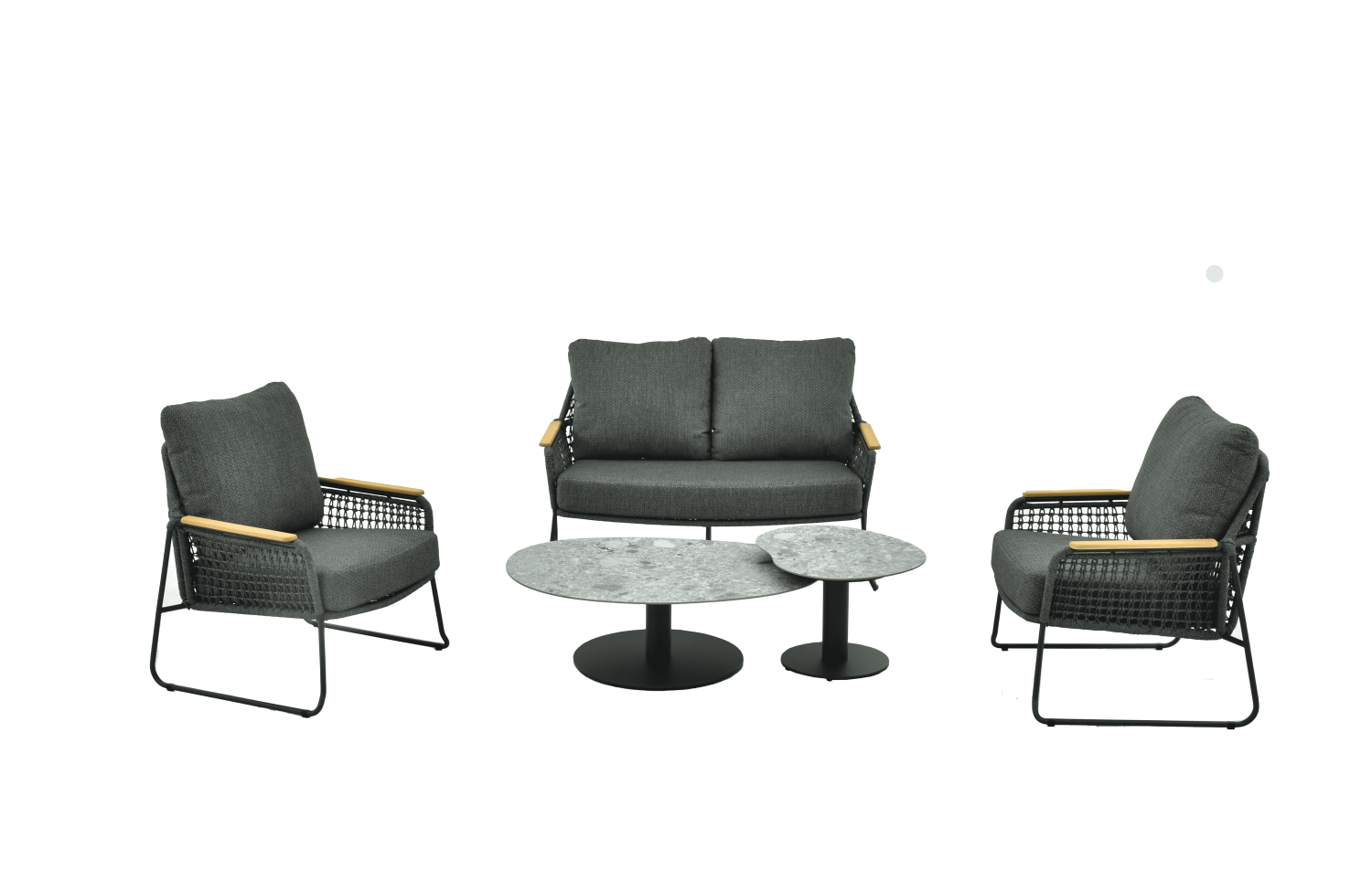 Диван 2-місний (з подушками) SKANDI SK 71G / ANTHRACITE