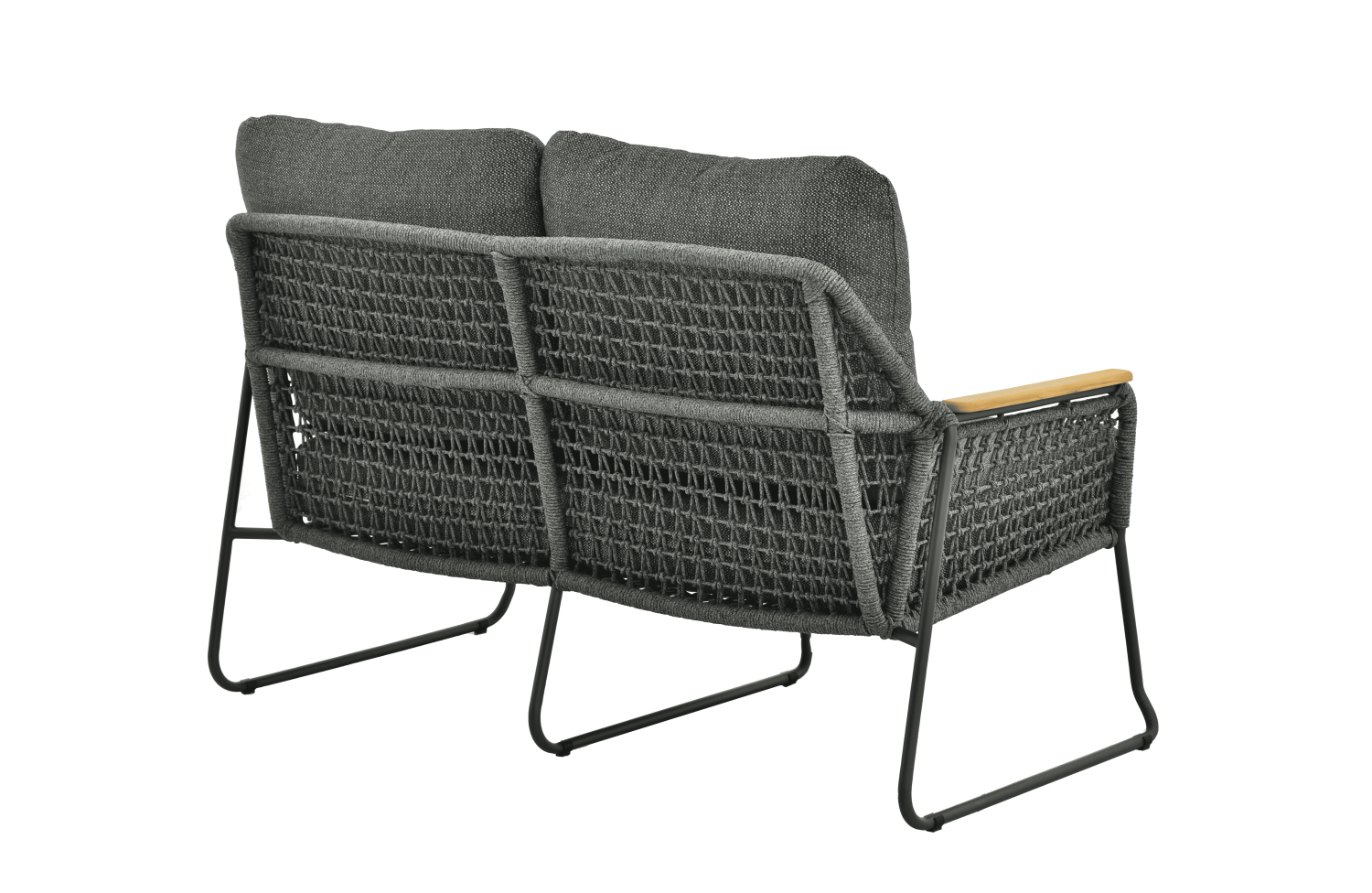 Sofa 2-oslobowa (z poduszkami) SKANDI SK 71G / ANTHRACITE