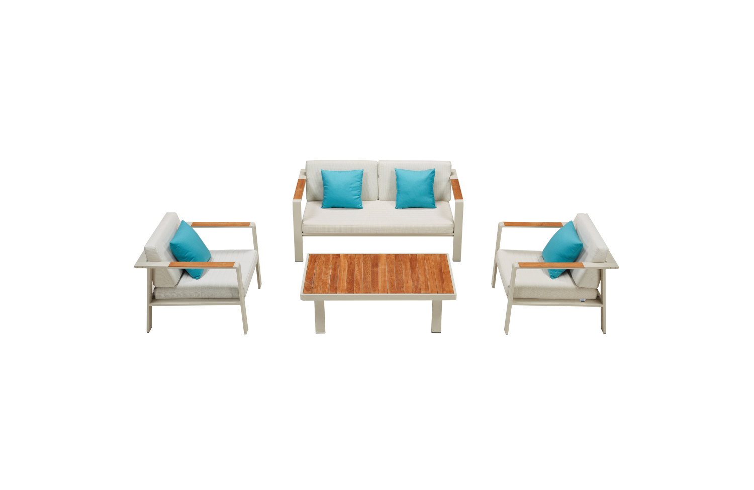 Кавовий столик 120 (тик) HIGOLD NOFI 680181 / TAUPE