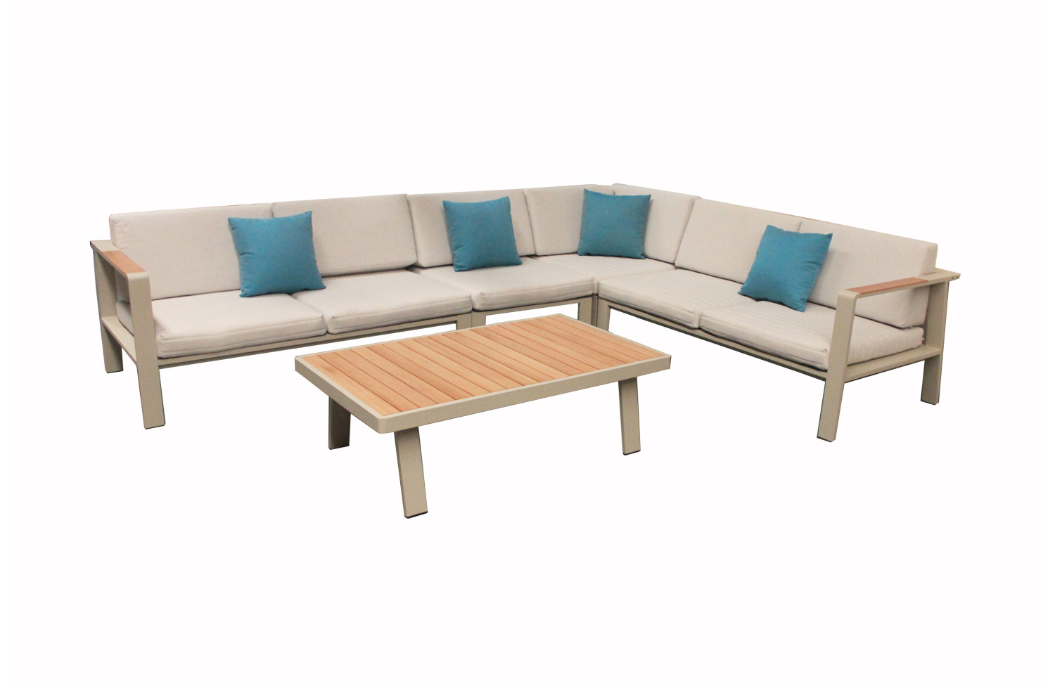 Кавовий столик 120 (тик) HIGOLD NOFI 680181 / TAUPE