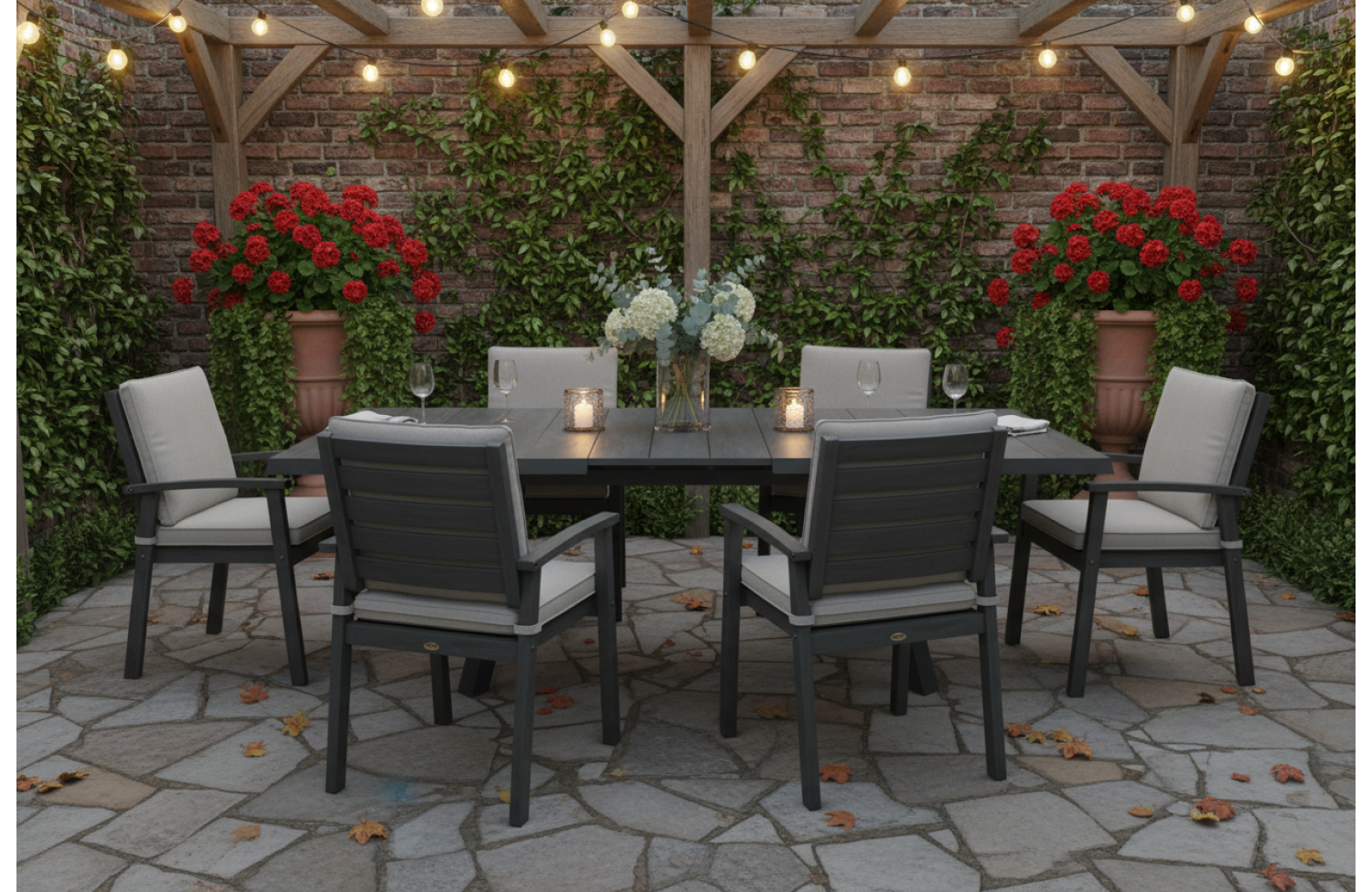 Extension dining table 205-265 SKANDI SK 05G / ANTHRACITE