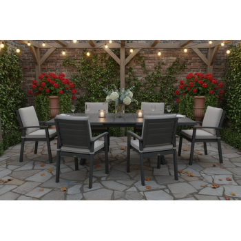 Обідній стіл розкладний 205-265 SKANDI SK 05G / ANTHRACITE