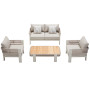 2-seater sofa (with cushions) HIGOLD BORROMEO 205433 / TAUPE