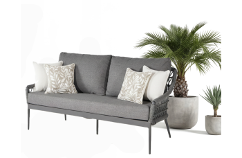 Диван 2-місний (з подушками) SUNART SUN 53G / ANTHRACITE