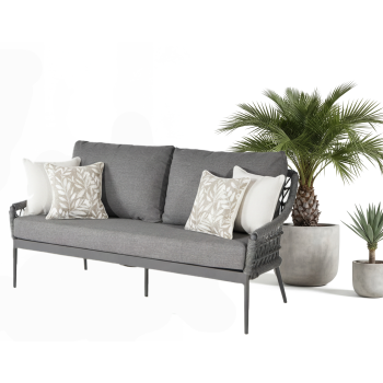 Диван 2-місний (з подушками) SUNART SUN 53G / ANTHRACITE