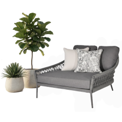Диван-ліжко (з подушками) SUNART SUN 56G / ANTHRACITE