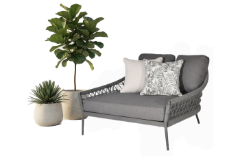 Диван-ліжко (з подушками) SUNART SUN 56G / ANTHRACITE