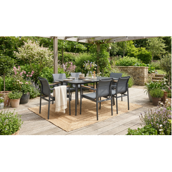 Стілець з підлокітниками (без подушок) SUNART SUN 15G / ANTHRACITE